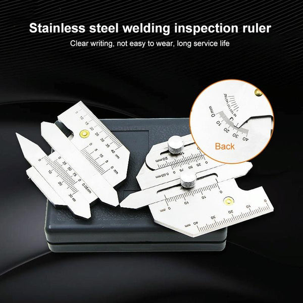 Stainless Steel Welding Ruler Measure Gauge For Precision Inspection Tool Rulers