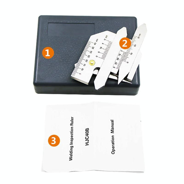 Stainless Steel Welding Ruler Measure Gauge For Precision Inspection Tool Rulers