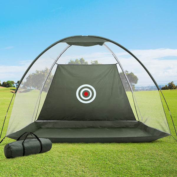 Everfit 3M Golf Practice Net Portable Training Aid Driving Target Tent Green Nets Cages & Mats