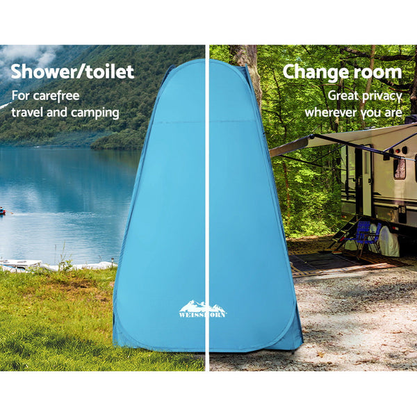 Weisshorn Pop Up Camping Shower Toilet Tent Outdoor Privacy Change Room Portable Toilets & Accessories