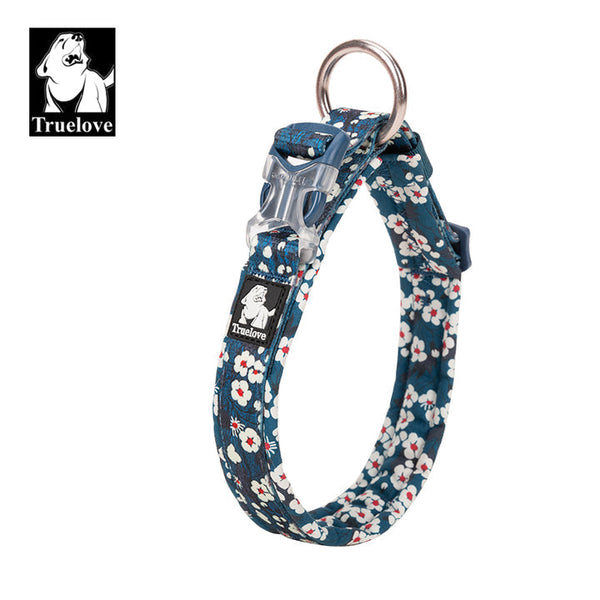 True Love Floral Dog Collar Red Xs Dog Collars
