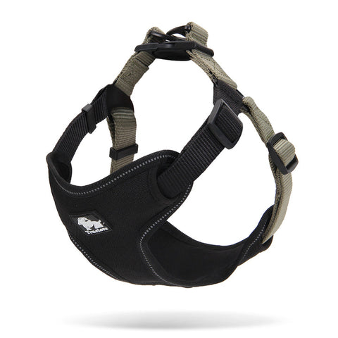 True Love Urban Dog Harness Khaki M Harnesses