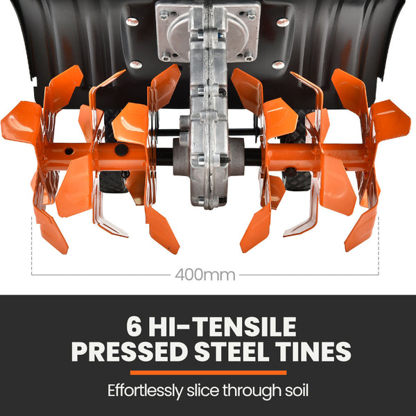 Plantcraft Electric Rotary Hoe Garden Tiller Soil Cultivator Depth 6 Tines Hoes & Cultivators