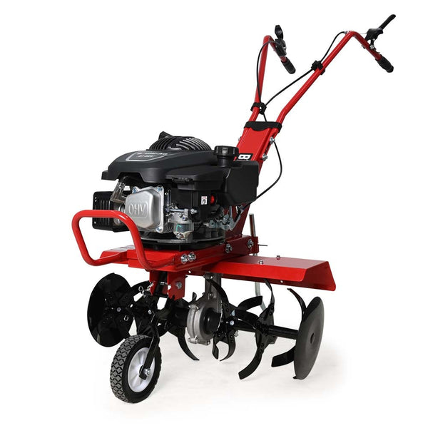 Baumr Ag 150Cc Garden Tiller Cultivator Petrol Rototiller 4 Stroke Soil Power Rotary Hoe Trampolines