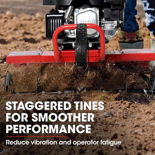 Baumr Ag 150Cc Garden Tiller Cultivator Petrol Rototiller 4 Stroke Soil Power Rotary Hoe Trampolines