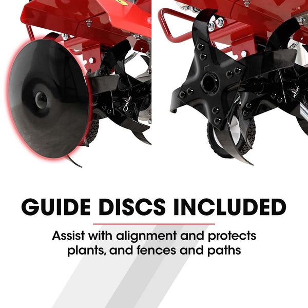 Baumr Ag 150Cc Garden Tiller Cultivator Petrol Rototiller 4 Stroke Soil Power Rotary Hoe Trampolines
