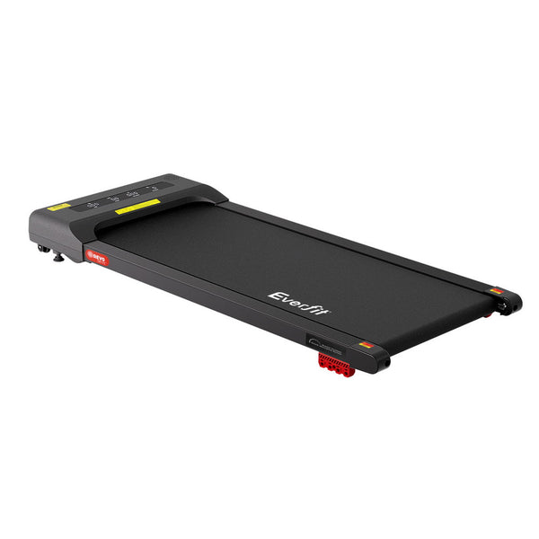 Everfit Treadmill Electric Walking Pad Incline Under Desk Home Gym 380Mm Black Treadmills