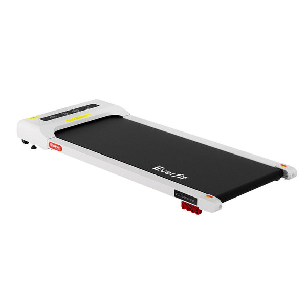 Everfit Treadmill Electric Walking Pad Incline Under Desk Home Gym 380Mm White Treadmills