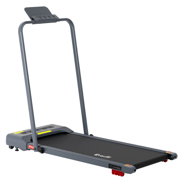 Everfit Treadmill Electric Walking Pad Incline Under Desk 380Mm Grey Treadmills