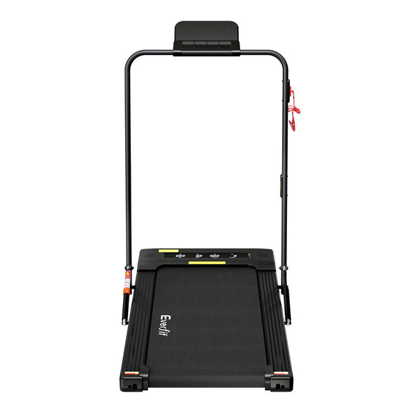 Everfit Treadmill Electric Walking Pad Under Desk Home Gym Fitness 400Mm Black Treadmills