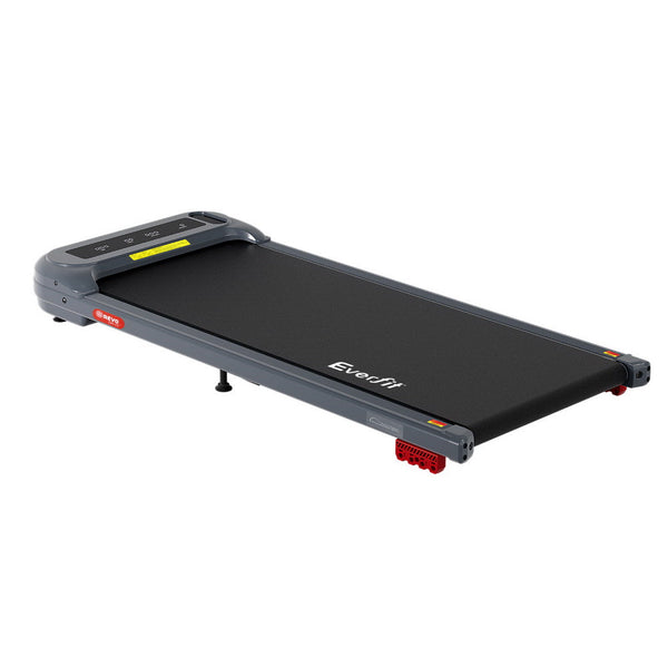 Everfit Treadmill Electric Walking Pad With Incline Under Desk Home Gym Grey Treadmills