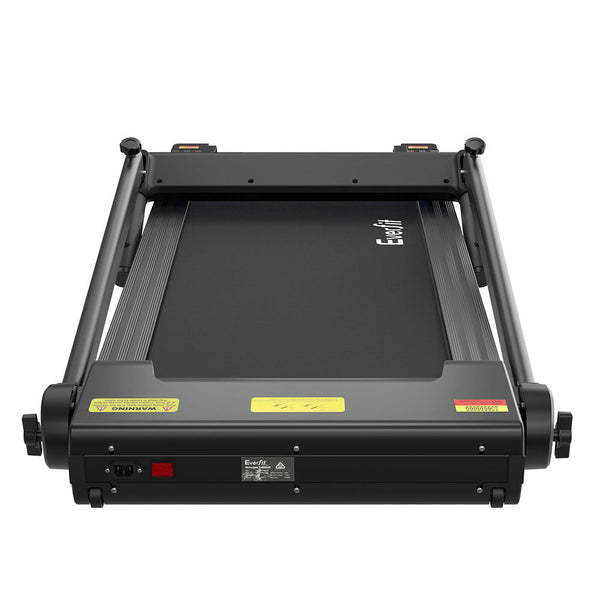 Everfit Treadmill Electric Home Gym Fitness Exercise Knob Foldable 450Mm Black Treadmills