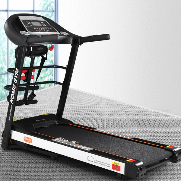 Everfit Treadmill Electric Home Gym Fitness Exercise Machine W/ Massager 450Mm Treadmills