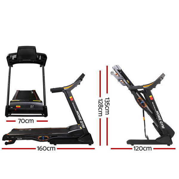 Everfit Treadmill Electric Auto Incline Cardio Equipment For Home Gym Fitness Treadmills