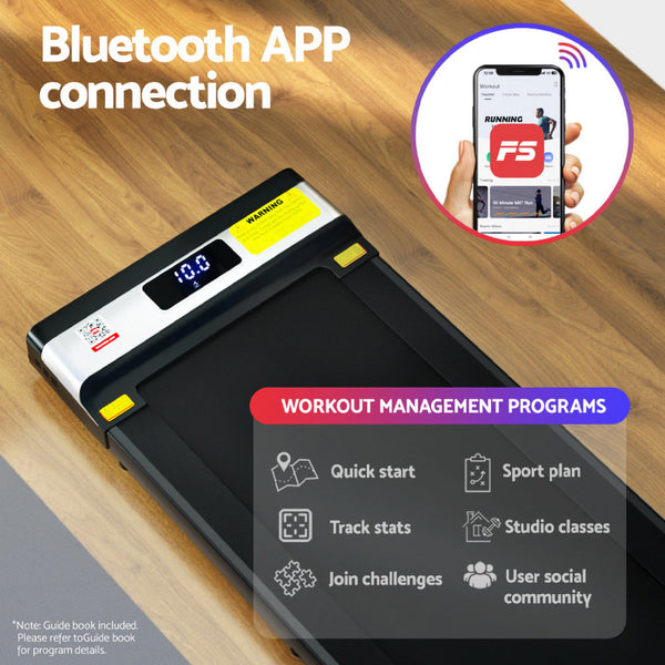 Everfit Treadmill Electric Walking Pad Under Desk Home Gym Fitness Foldable Belt Treadmills