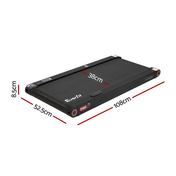 Everfit 4 In 1 Vibration Walking Pad Treadmill With App Control Black Treadmills