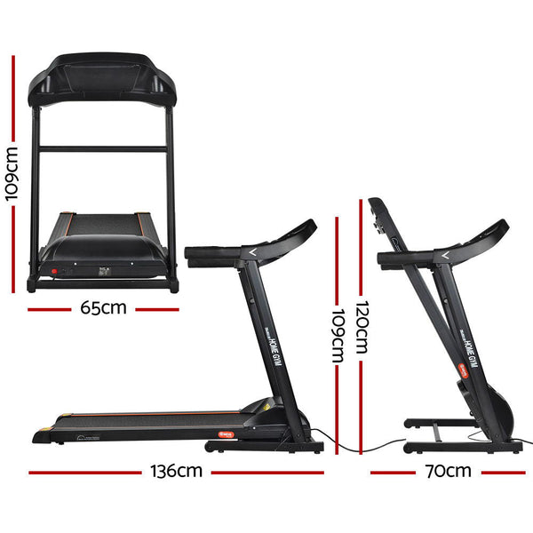 Everfit Foldable Electric Treadmill Home Gym Cardio Fitness Equipment Treadmills