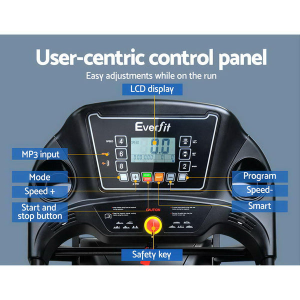 Everfit Foldable Electric Treadmill Home Gym Cardio Fitness Equipment Treadmills