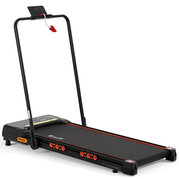 Everfit Treadmill Electric Walking Pad Auto Incline Foldable For Home Gym Black Treadmills