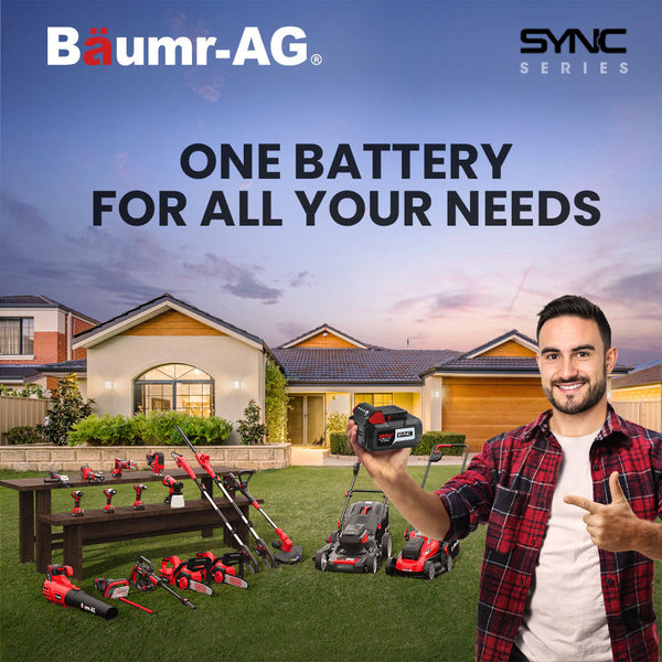 Baumr Ag 20V 4Ah Sync Lithium Ion Battery Replacement Or Spare Rechargeable Power Tool Batteries