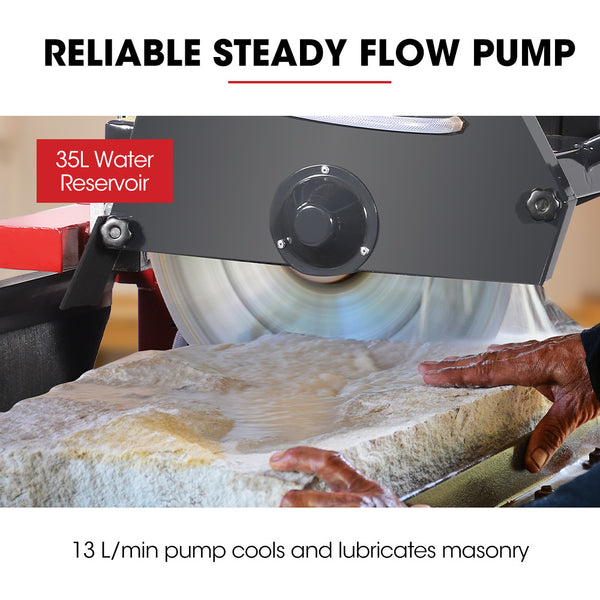 Baumr Ag 2000W 350Mm 14' Brick & Masonry Table Saw Electric Tile Concrete Cutting With Stand Table Saws