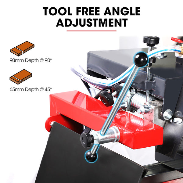 Baumr Ag 2000W 350Mm 14' Brick & Masonry Table Saw Electric Tile Concrete Cutting With Stand Table Saws