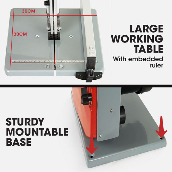 Baumr Ag Bandsaw Wood Cutting Saw Portable Vertical Benchtop Machine Band Saws
