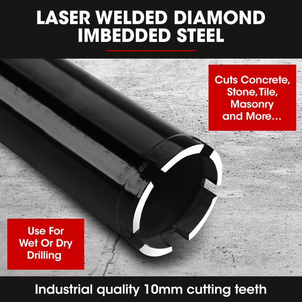 Baumr Ag Diamond Core Drill Bit 53Mm Concrete Wet Dry Tile Stone Brick Marble Drill Bits