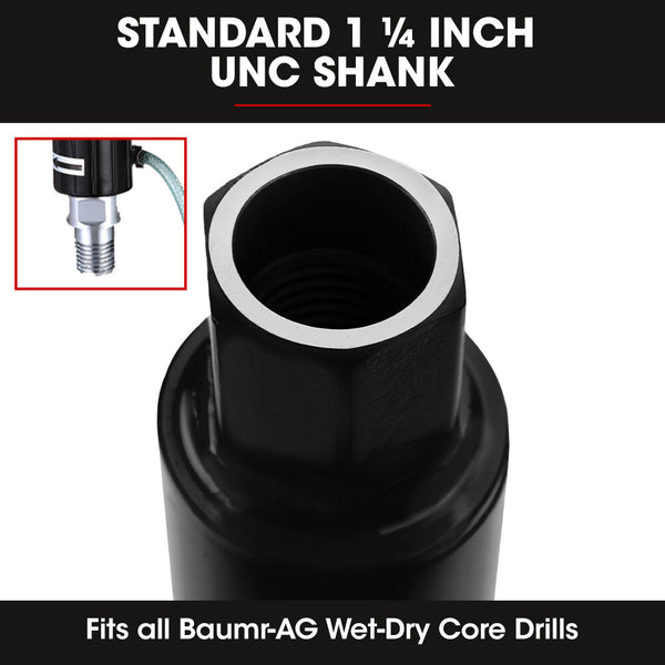 Baumr Ag Diamond Core Drill Bit 63Mm Concrete Wet Dry Tile Stone Brick Marble 1 1/4 Unc Drill Bits