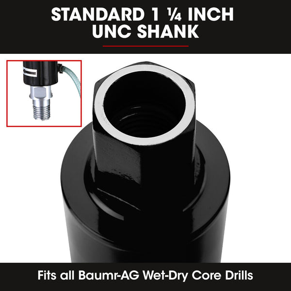 Baumr Ag Diamond Core Drill Bit 76Mm Concrete Wet Dry Tile Stone Brick Marble 1 1/4 Unc Drill Bits