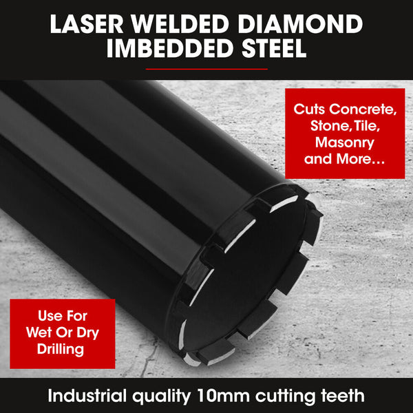 Baumr Ag Diamond Core Drill Bit 114Mm Concrete Wet Dry Tile Stone Brick Marble 1 1/4 Unc Drill Bits