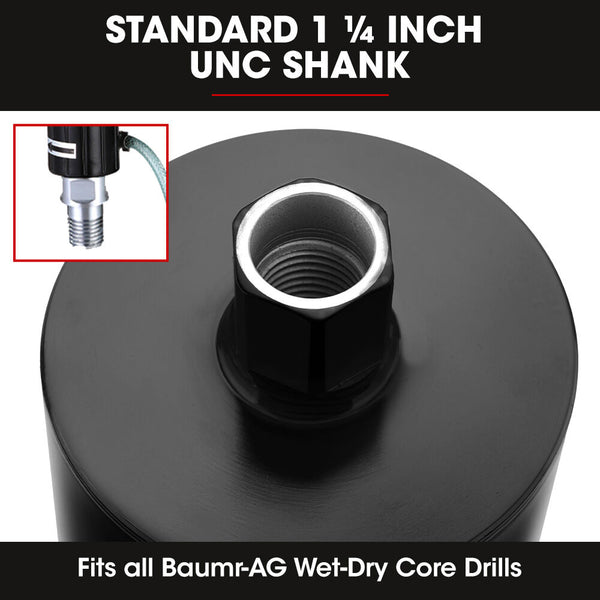 Baumr Ag Diamond Core Drill Bit 152Mm Concrete Wet Dry Tile Stone Brick Marble 1 1/4 Unc Drill Bits