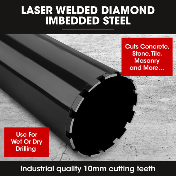Baumr Ag Diamond Core Drill Bit 152Mm Concrete Wet Dry Tile Stone Brick Marble 1 1/4 Unc Drill Bits