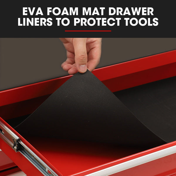 Bullet Pro 16 Drawer Tool Box Cabinet Chest Storage Toolbox Garage Organiser Set Redbullet Tool Boxes