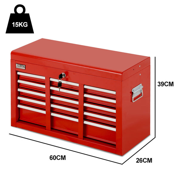 Pro 9 Drawer Tool Box Chest Organiser Mechanic Garage Storage Toolbox Set Red Tool Boxes