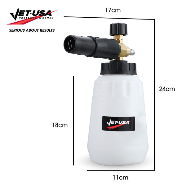 Jet Usa Jet Usa Soap Foam Snow Cannon With 1L Bottle Works Petrol And Some Electric Pressure Washers