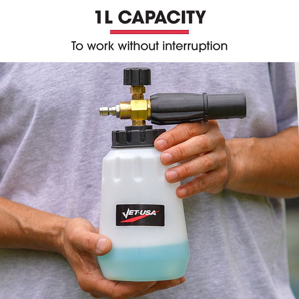 Jet Usa Jet Usa Soap Foam Snow Cannon With 1L Bottle Works Petrol And Some Electric Pressure Washers