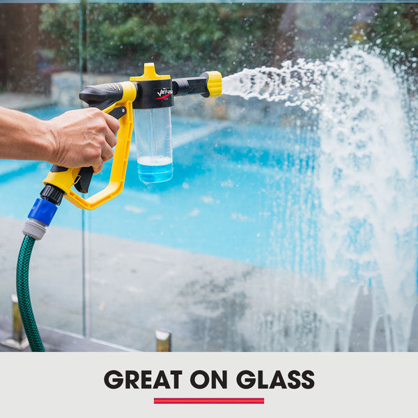 Jet Usa Jet Usa Foam Cannon Soap Applicator Gun For Garden Hose Snow Foamer With Bottle Quick Connect Spray Guns Hose Nozzles & Wands