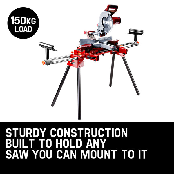 Baumr Ag Mitre Saw Stand Universal Adjustable Portable Drop Bench Table Work Benches