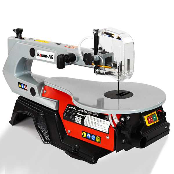 Baumr Ag Ss16 120W Variable Speed Scroll Saw Tool Electric Dual Lamps Table Saws