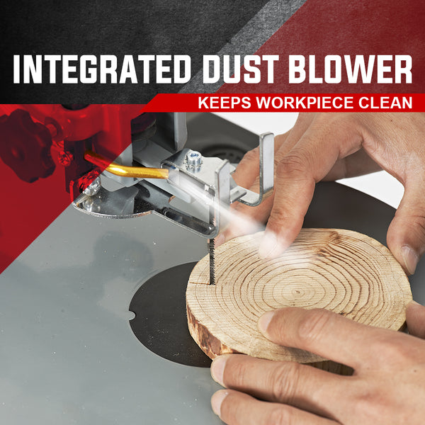 Baumr Ag Baumr Ag Ss16 120W Variable Speed Scroll Saw Tool Electric Dual Lamps Table Saws