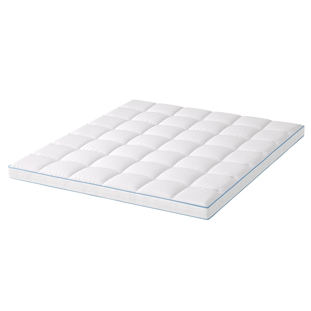 Giselle Mattress Topper Pillowtop Bamboo 10Cm King Mattresses