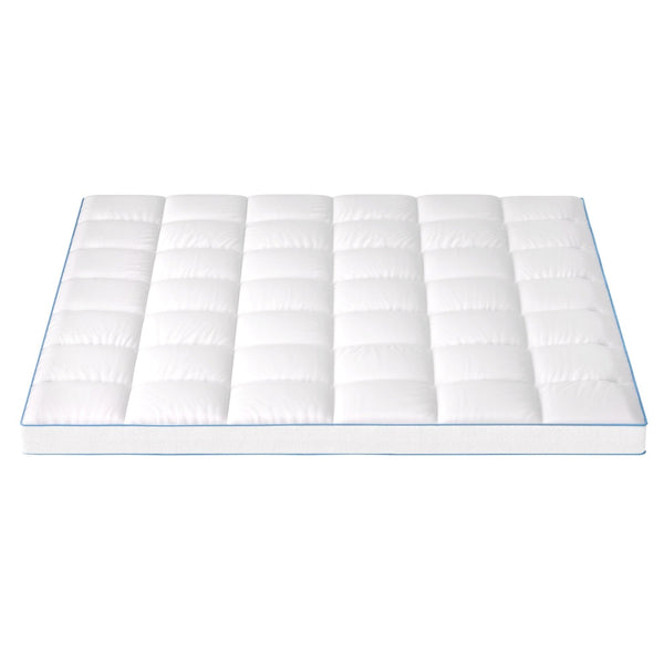 Giselle Mattress Topper Pillowtop Bamboo 10Cm King Mattresses