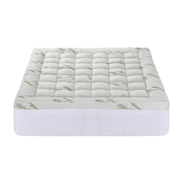 Giselle Mattress Topper 11Cm Pillowtop Toppers Bamboo King Mattress Toppers & Protectors