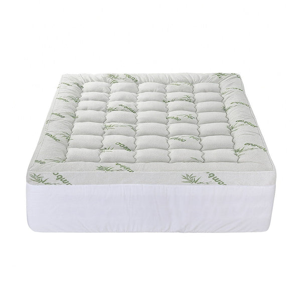 Giselle Mattress Topper 11Cm Pillowtop Toppers Bamboo Queen Mattress Toppers & Protectors
