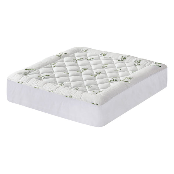 Giselle Mattress Topper 5Cm Pillowtop Toppers Bamboo King Mattress Toppers & Protectors