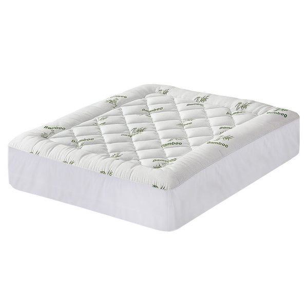 Giselle Mattress Topper 5Cm Pillowtop Toppers Bamboo Queen Mattress Toppers & Protectors