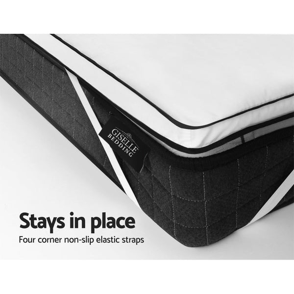 Giselle Mattress Topper Pillowtop King Single Mattress Toppers & Protectors