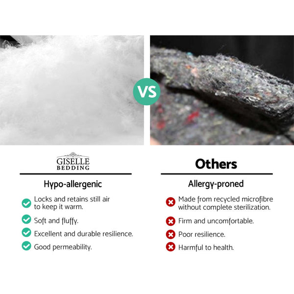 Giselle Mattress Topper Pillowtop Protector Pad Double Mattress Toppers & Protectors