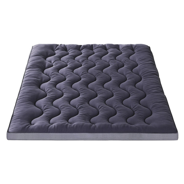 Giselle 5Cm Mattress Topper Pillowtop Toppers Bamboo Charcoal Queen Mattress Toppers & Protectors
